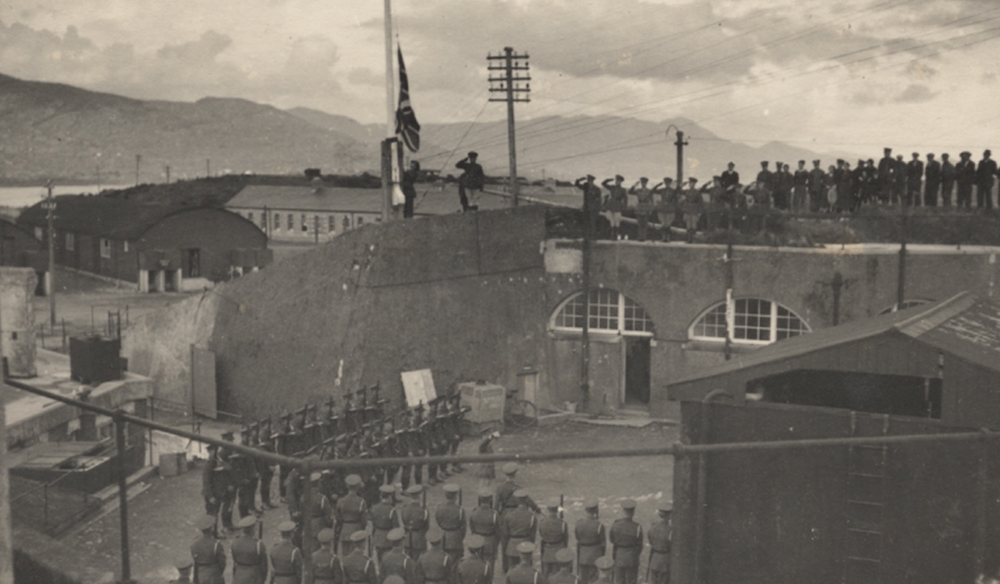 The Handover of Fort Berehaven, Bere Island on 26th September 1938.