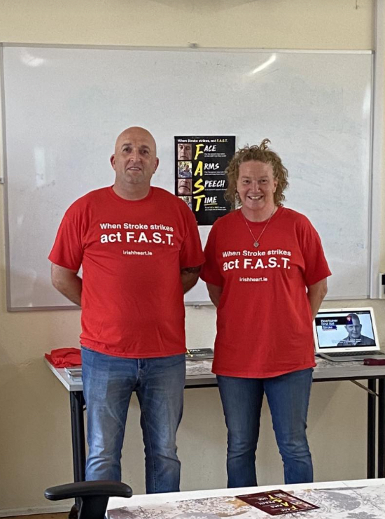 Mike McCarthy and Theresa Hobbs of the Bere Island CFR Group